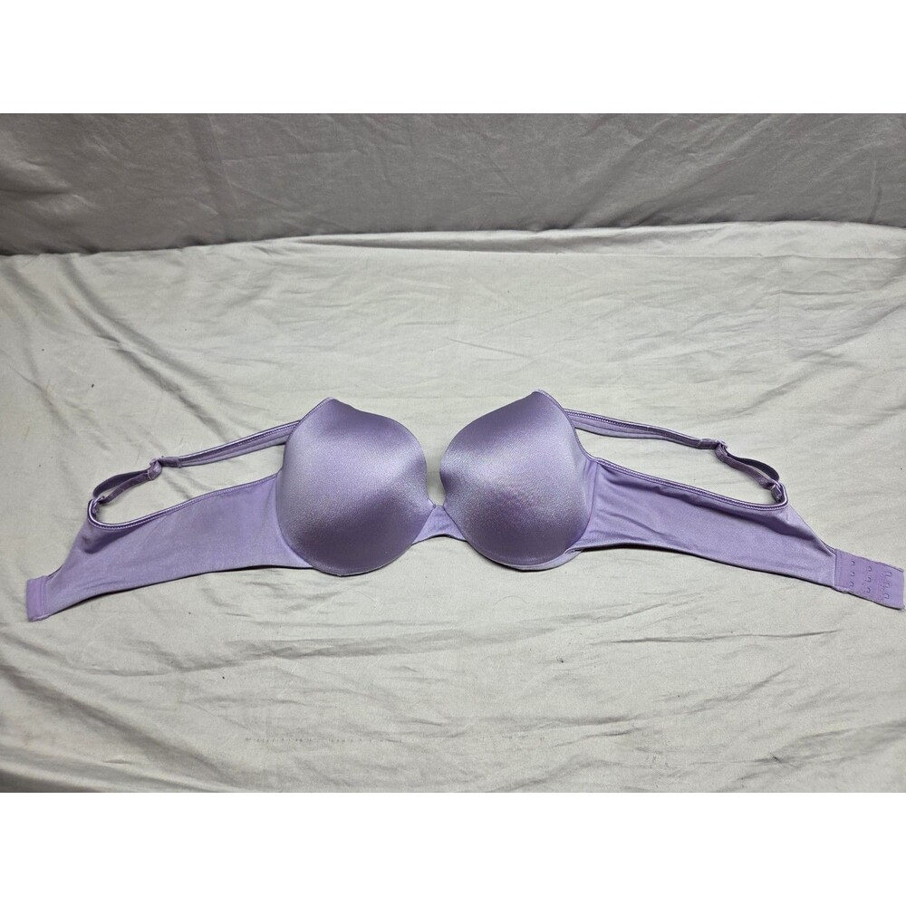 38C BALI Womens Purple Lined Underwire Back Closure Adjustable T-Shirt Bra 3472